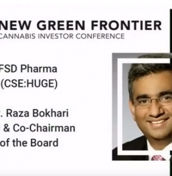 Raza Bokhari at New Green Frontier Cannabis Investor Conference