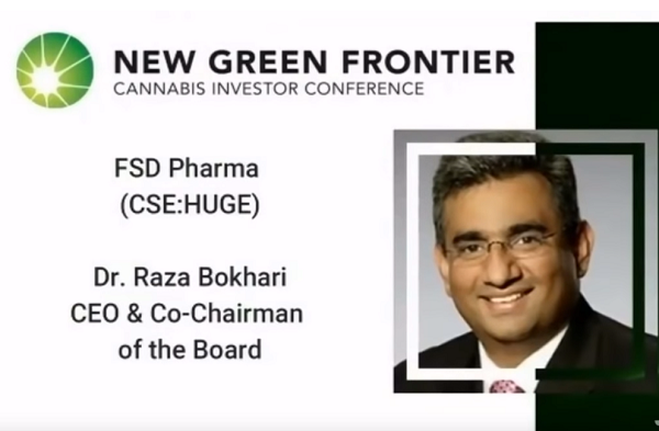 Raza Bokhari at New Green Frontier Cannabis Investor Conference